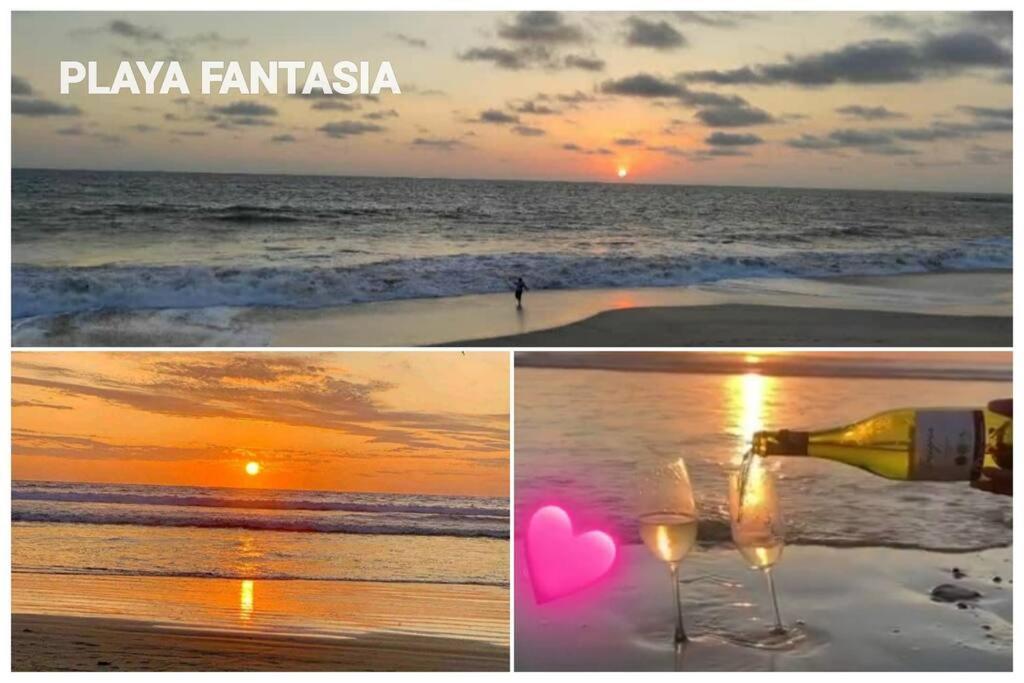 Ecusuites Playas Suite 3 Preference Balcon & Jacuzzi Vista Al Mar Exterior foto